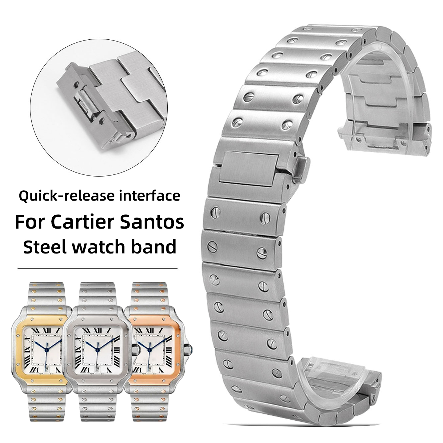 Cartier Santos WHSA0007 WSSA00 - Men'S Accessories Cartier incelemesi ve fiyatı